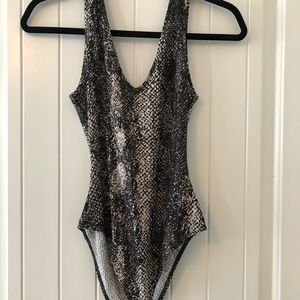 Snake skin bodysuit